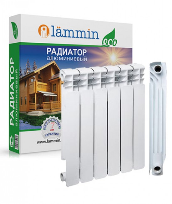 Радиатор алюминиевый Lammin ECO AL 350/80 (1 ребро)