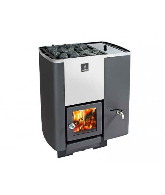 Печь для бани Kastor Karhu-20 PK VO (Бак 28л. справа со стороны дверцы)